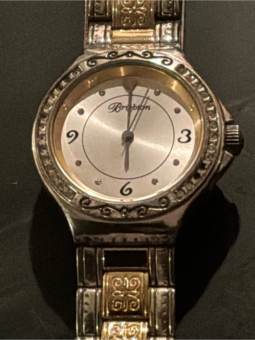 Brighton Two-Tone Silver and Gold Bracelet Watch